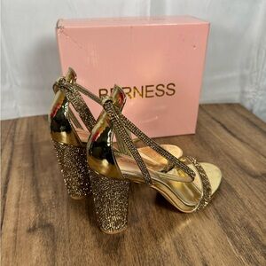 Berness Crystal Heel Sandal